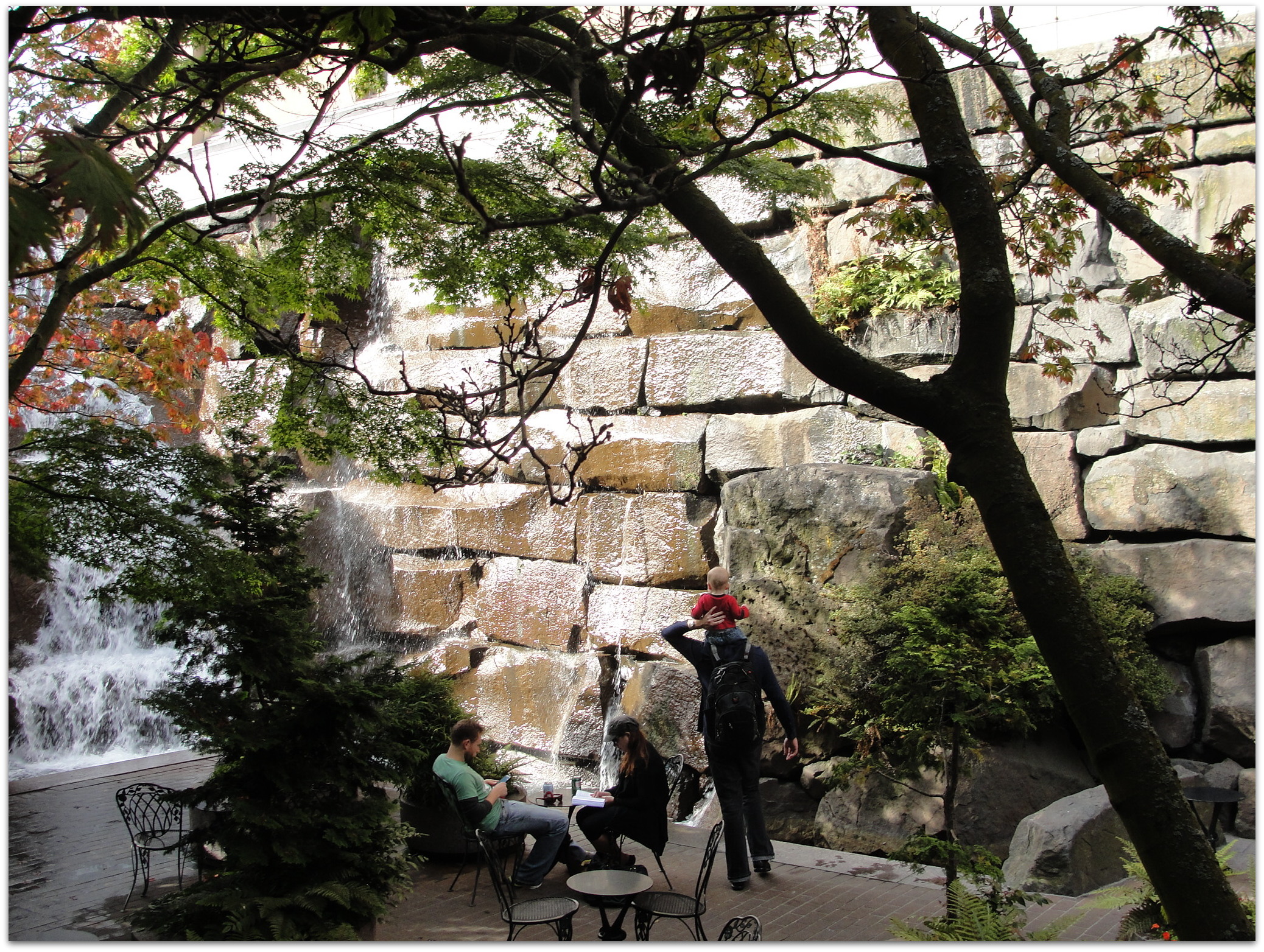 seattle waterfall garden park