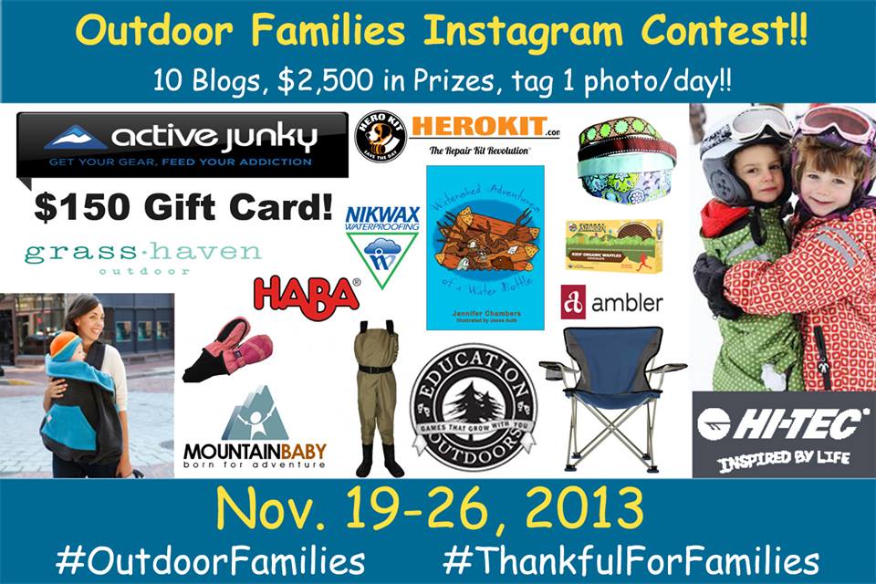 Outdoor Families Instagram Contest | WildTalesof.com