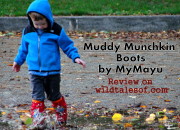 Keepng Feet Warm, Dry and Supported: Muddy Munchkin Boots by MyMayu Review | WildTalesof.com