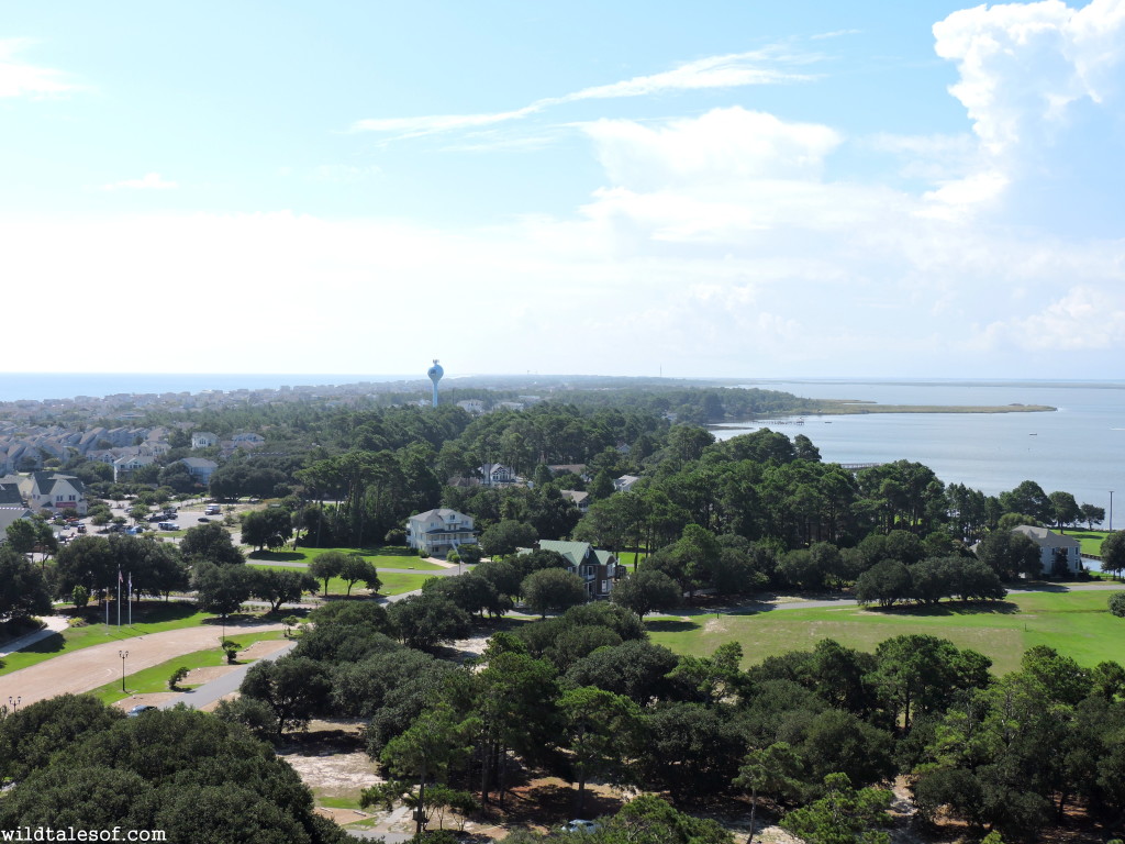View atop the Corolla Beach Lighthouse (Corolla, NC)