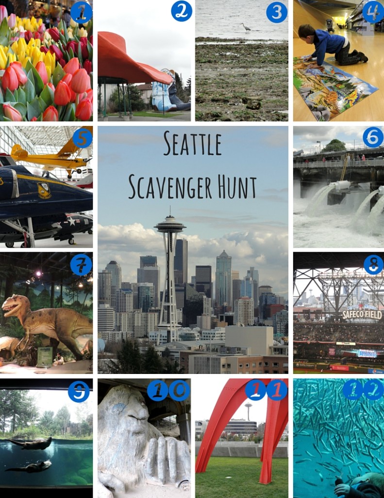 Seattle Scavenger Hunt for Kids | WildTalesof.com