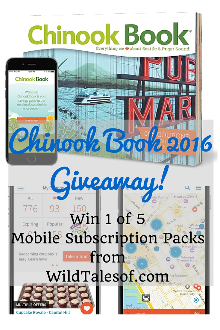 New Year's Savings-Chinook Book 2016 Giveaway! | WildTalesof.com