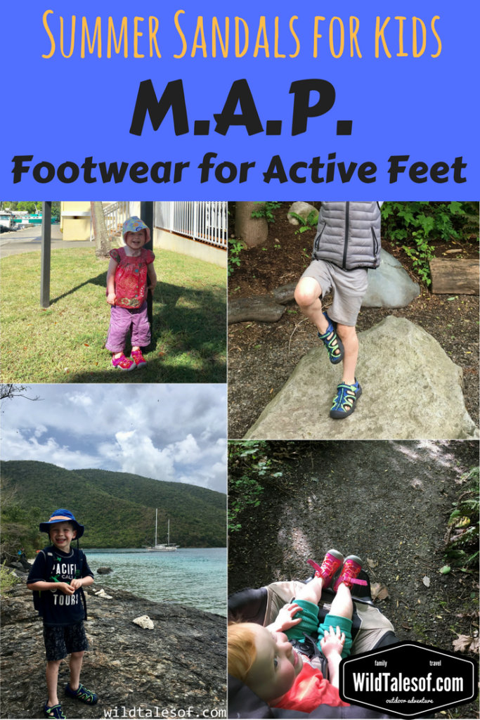 Summer Sandals for Active Kids: M.A.P. Sandals | WildTalesof.com