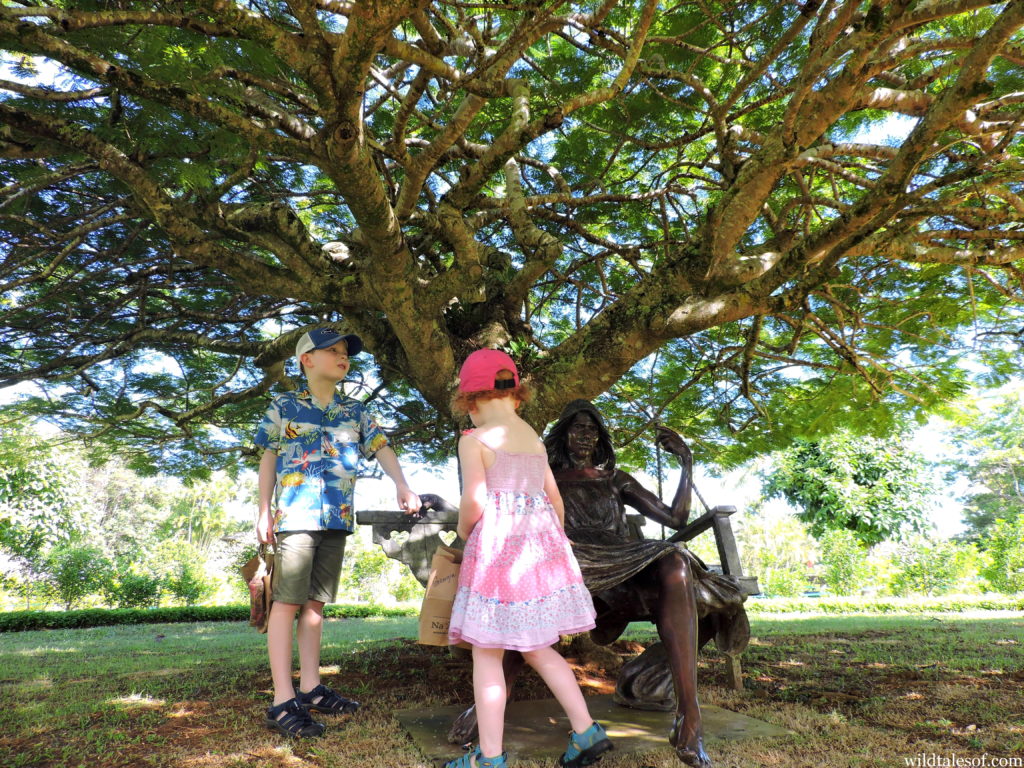 Visiting Kauai’s Na ‘Āina Kai Botanical Gardens and Sculpture Park with Kids | WildTalesof.com