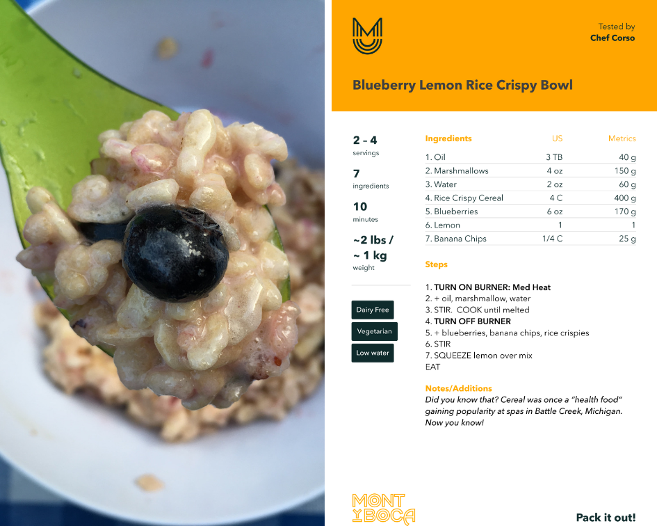 Blueberry Lemon Rice Crispy Bowl (MONTyBOCA) | WildTalesof.com