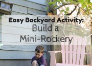 Easy Backyard Activity: Build a Mini-Rockery | Wildtalesof.com